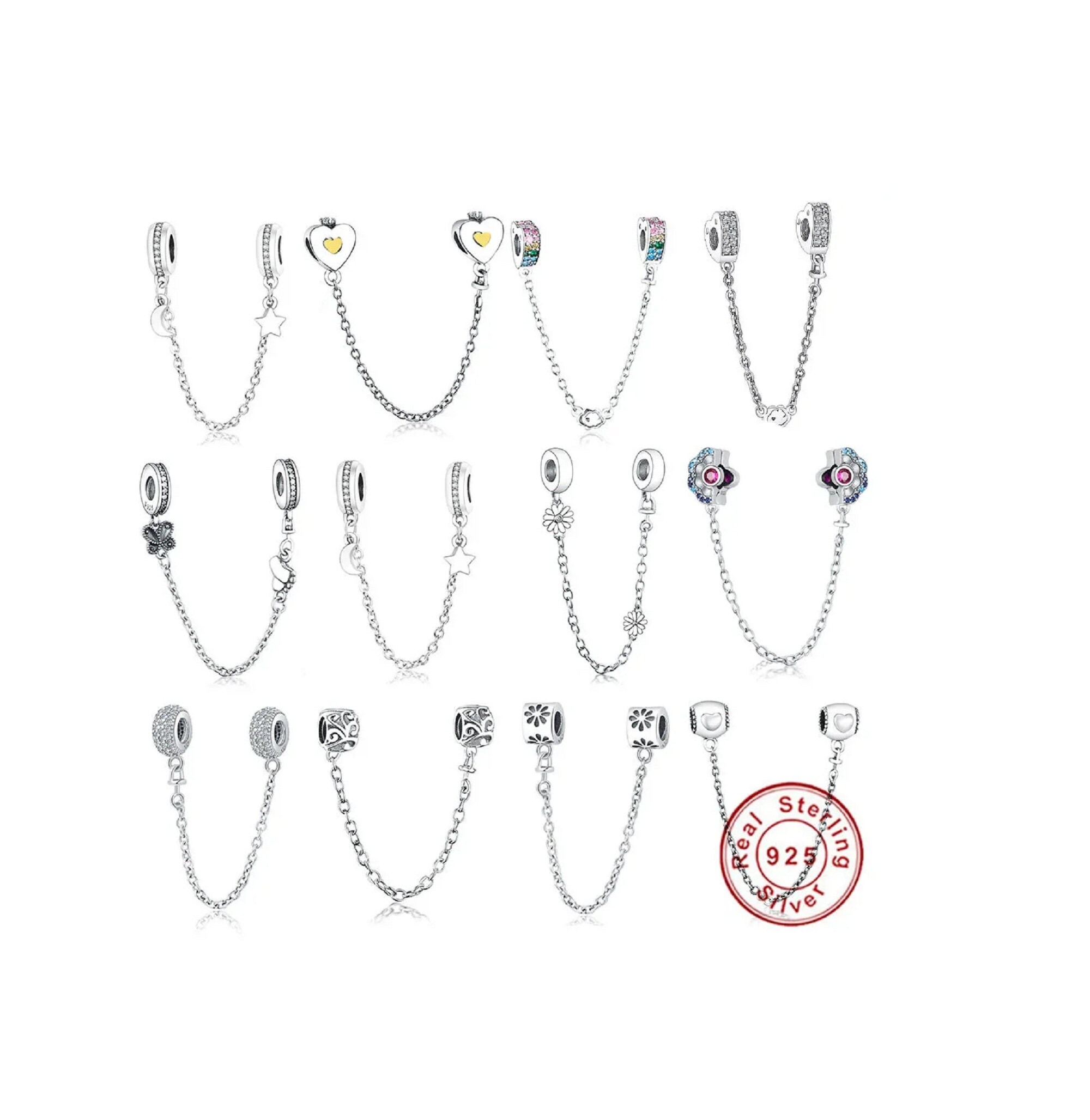 Bamoer S925 Sterling Silver "Key To My Heart" Charm With Cubic Zirconia - For Bracelets & Jewelry 8 thumbnail image