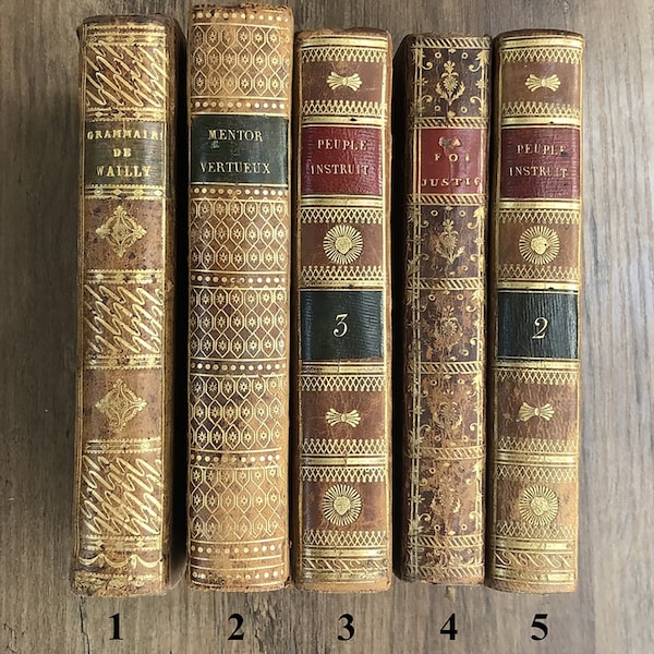 Livres anciens en français du XVIIIème et XIXème siècles