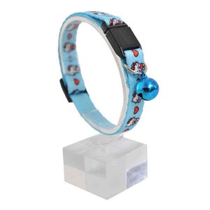 Hello Kitty Adjustable Cat Collar with Rattle and Safety Lock - Blue