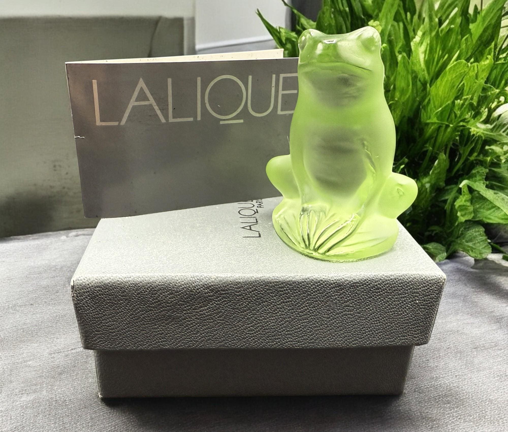 Lalique Frog - Etsy