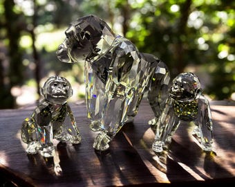 Swarovski – Gorilla's Family - SCS Annual Edition 2009 - Etsy