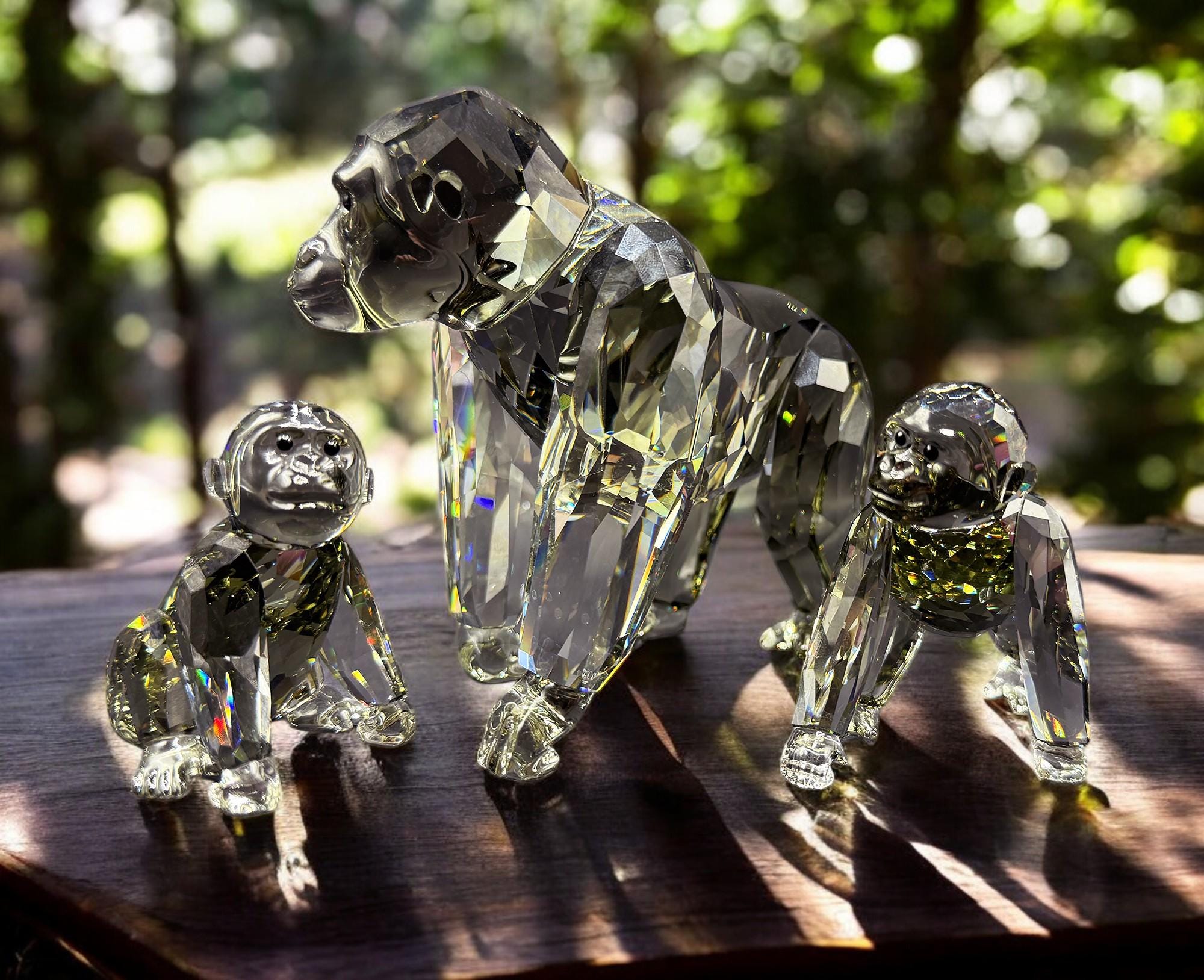 Swarovski – Gorilla's Family - SCS Annual Edition 2009 - Etsy