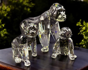 Swarovski – Gorilla's Family - SCS Annual Edition 2009 - Etsy