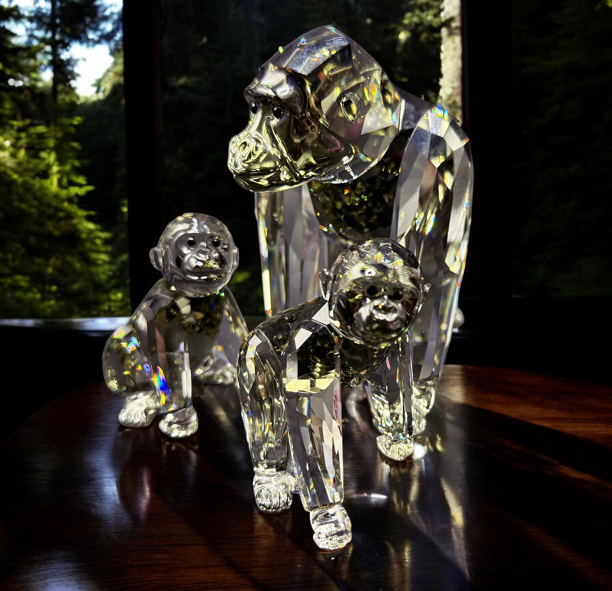 Swarovski – Gorilla's Family - SCS Annual Edition 2009 - Etsy