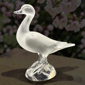 Lalique Crystal Duck - Etsy