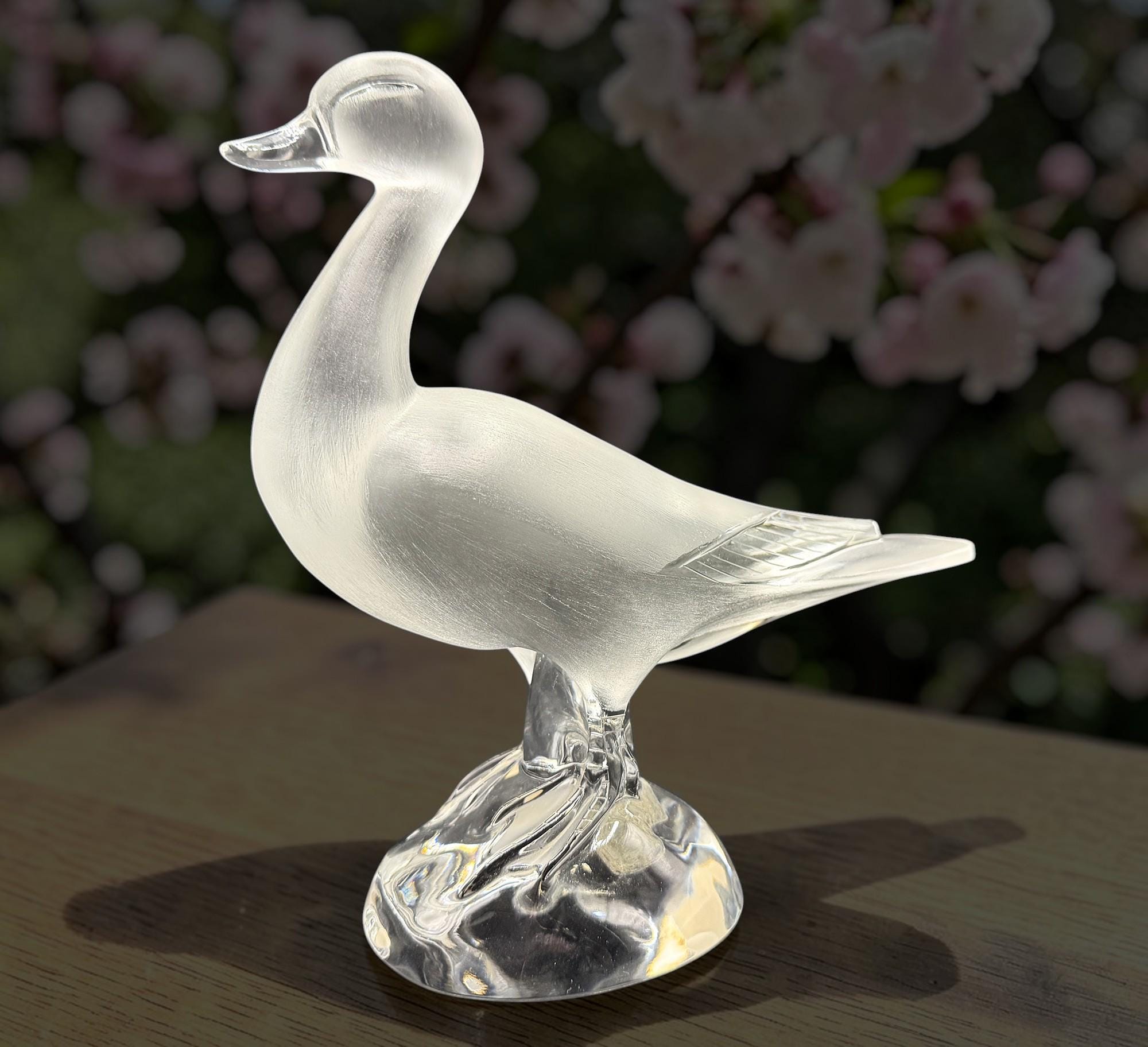 新品 LALIQUE ラリック Canard カモ アヒル 置物 Lalique Crystal Duck - Etsy