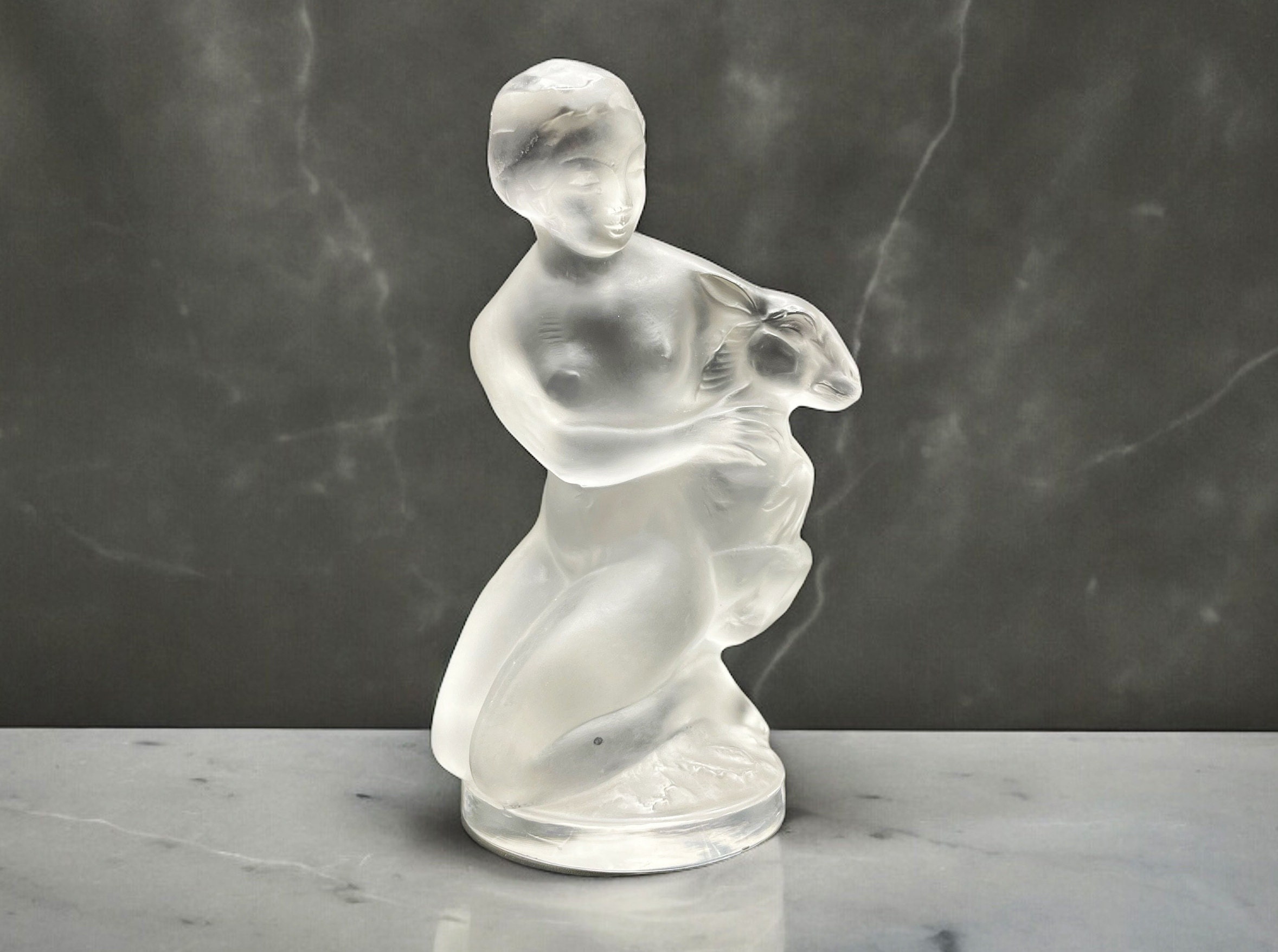 ラリック LALIQUE 2人のダンサー 置物 オブジェ クリスタル ラリック LALIQUE 2人のダンサー 置物 オブジェ クリスタル