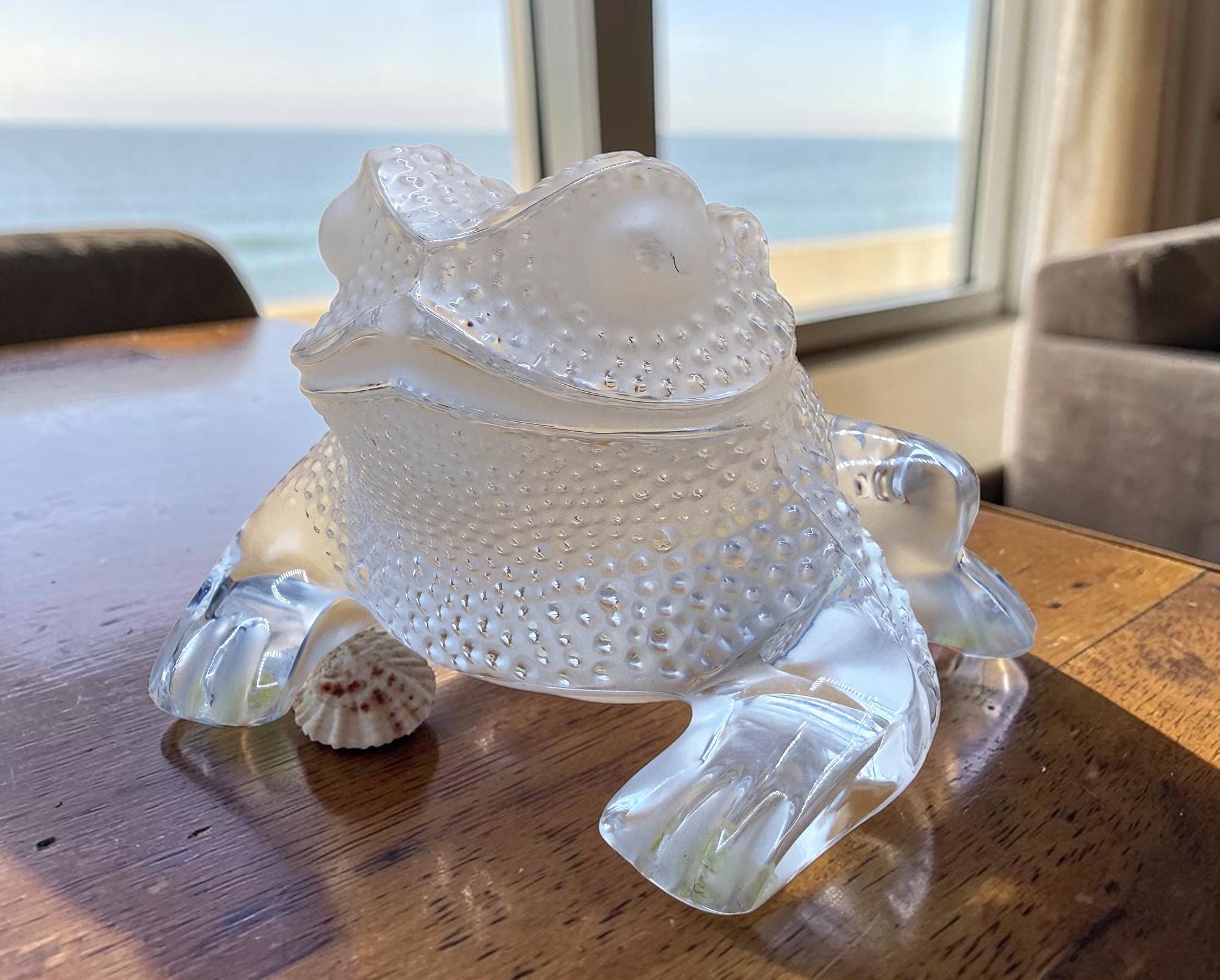 Lalique Frog - Etsy