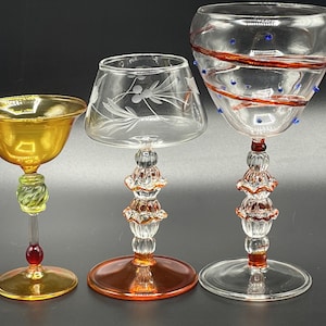Murano - Artistic collectible glasses