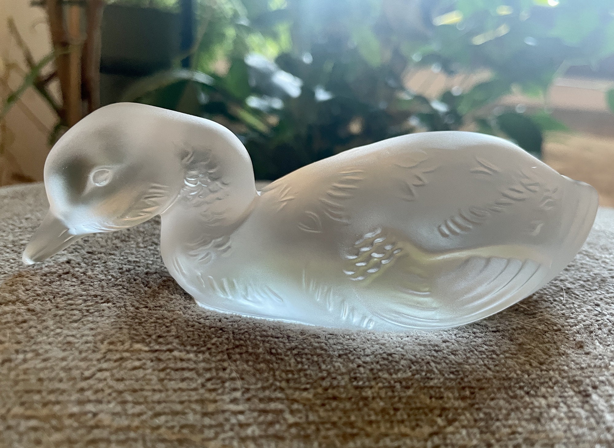 Baccarat クリスタル アヒル 置物（バカラ クリスタル 鳥