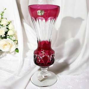 Val Saint Lambert - Belgian Crystal Vase
