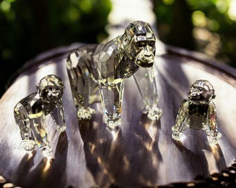 Swarovski – Gorilla's Family - SCS Annual Edition 2009 - Etsy