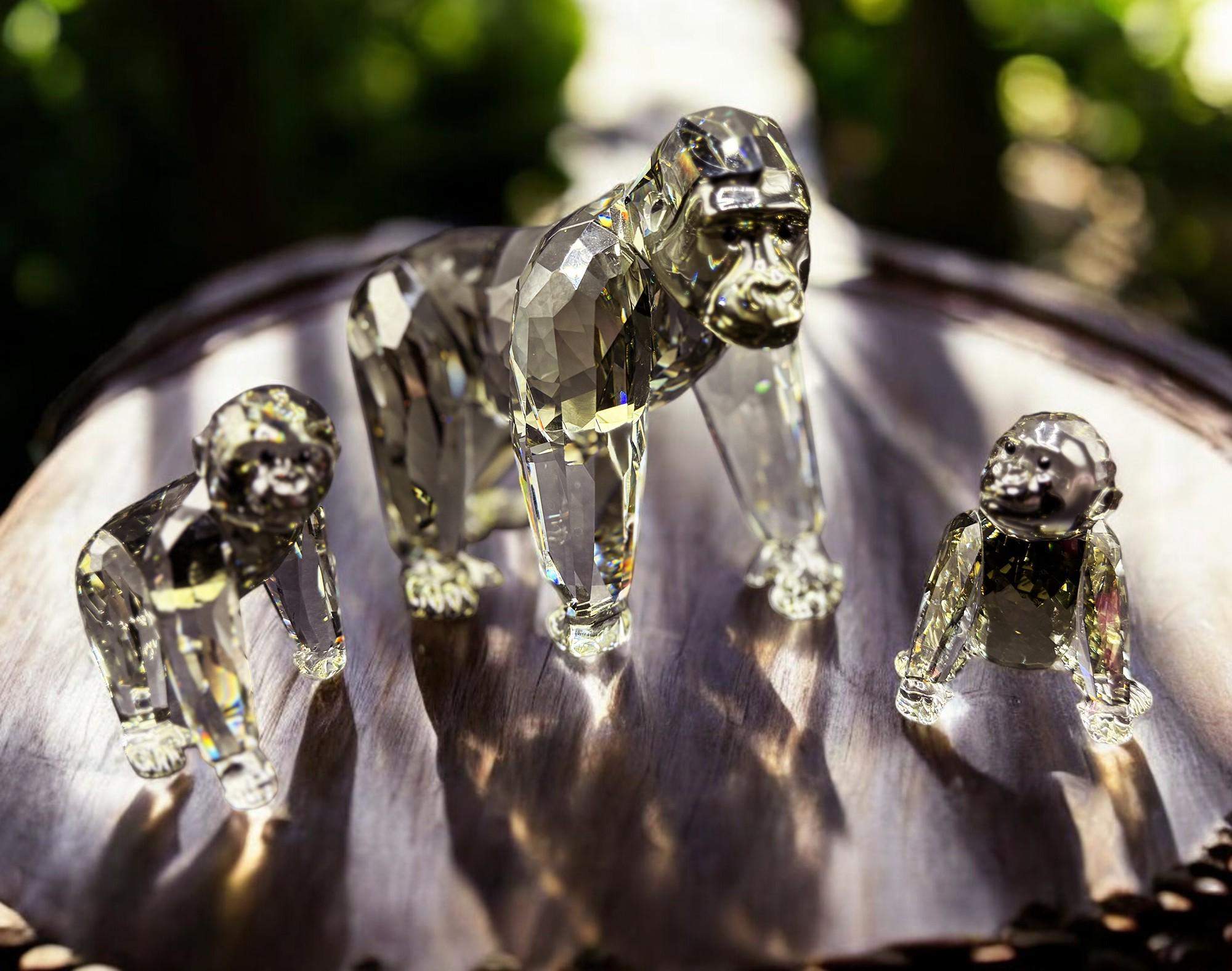 Swarovski – Gorilla's Family - SCS Annual Edition 2009 - Etsy