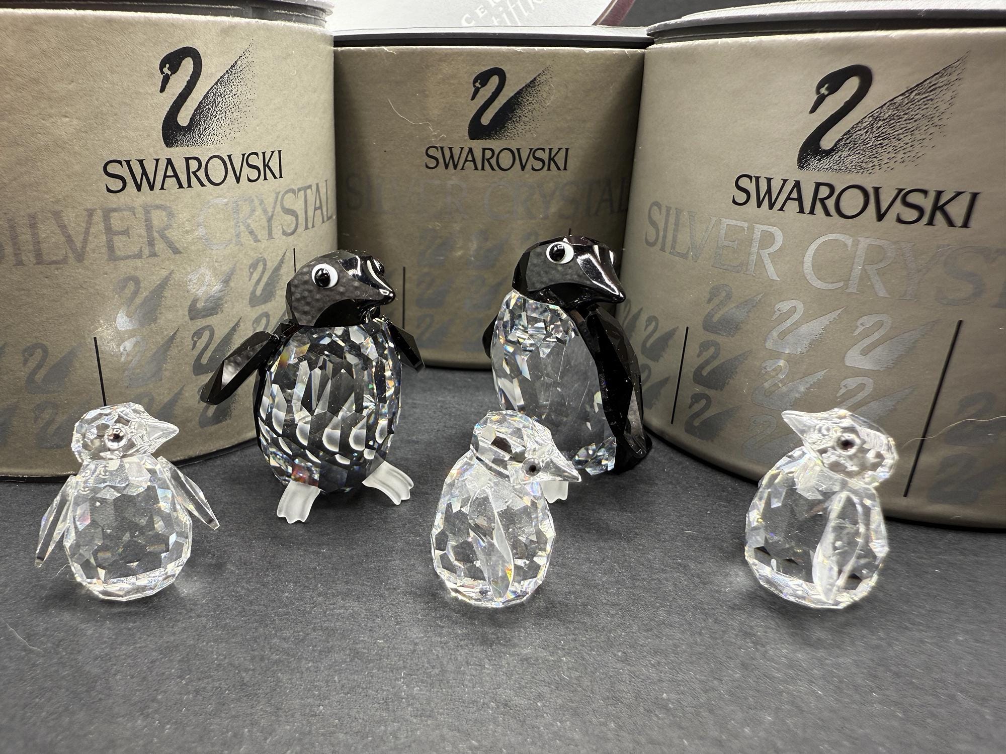 Swarovski – Penguin Family - Etsy