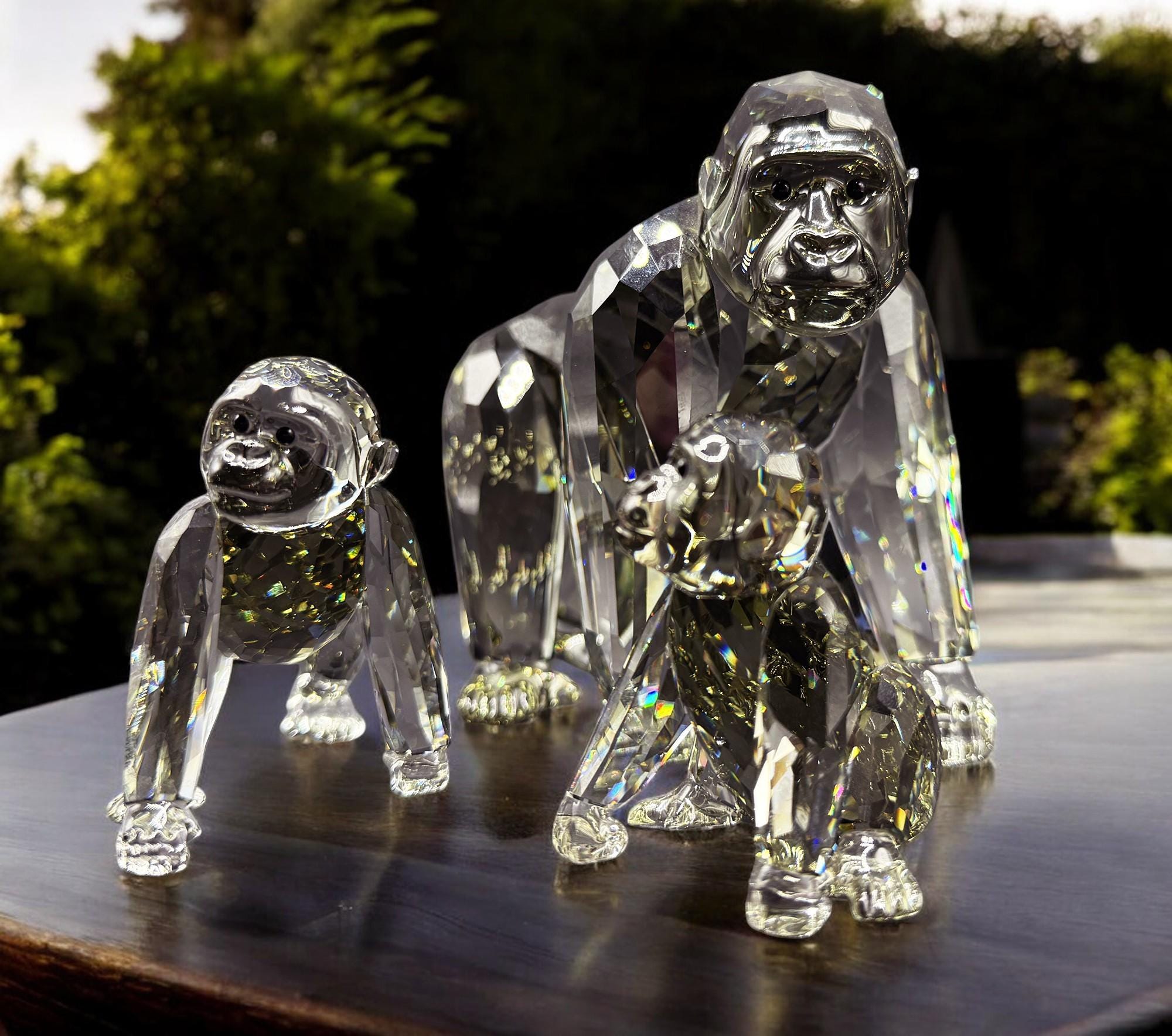 Swarovski – Gorilla's Family - SCS Annual Edition 2009 - Etsy