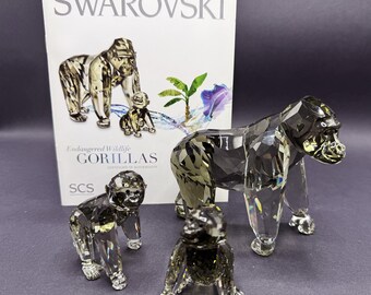 Swarovski – Gorilla's Family - SCS Annual Edition 2009 - Etsy