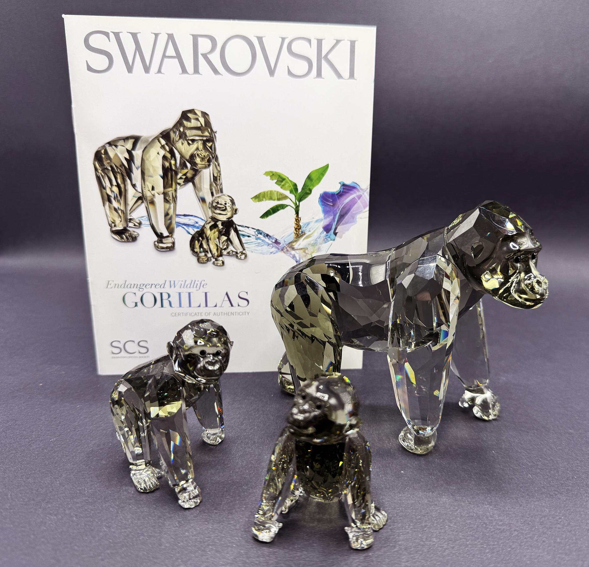 Swarovski – Gorilla's Family - SCS Annual Edition 2009 - Etsy