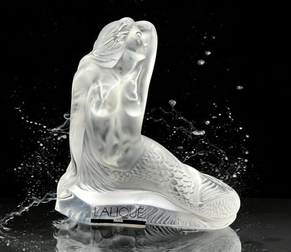 Lalique – Theano Mermaid Statue - Etsy