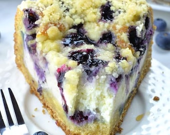 BEST RECIPE For Blueberry Cream Cheese Coffee Cake with Lemon Download.