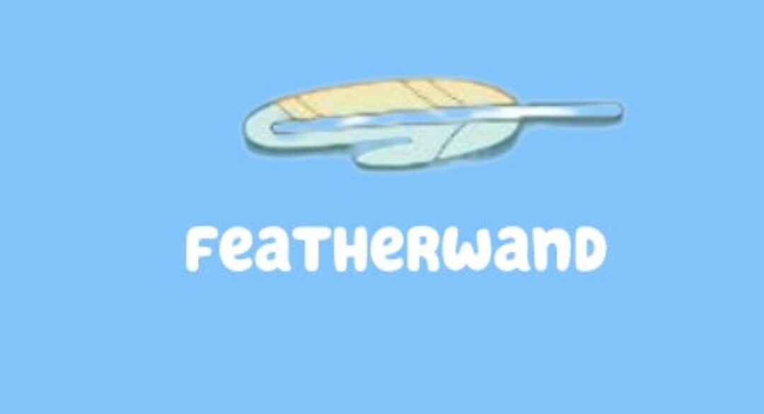 Bluey Featherwand Stickers Etsy