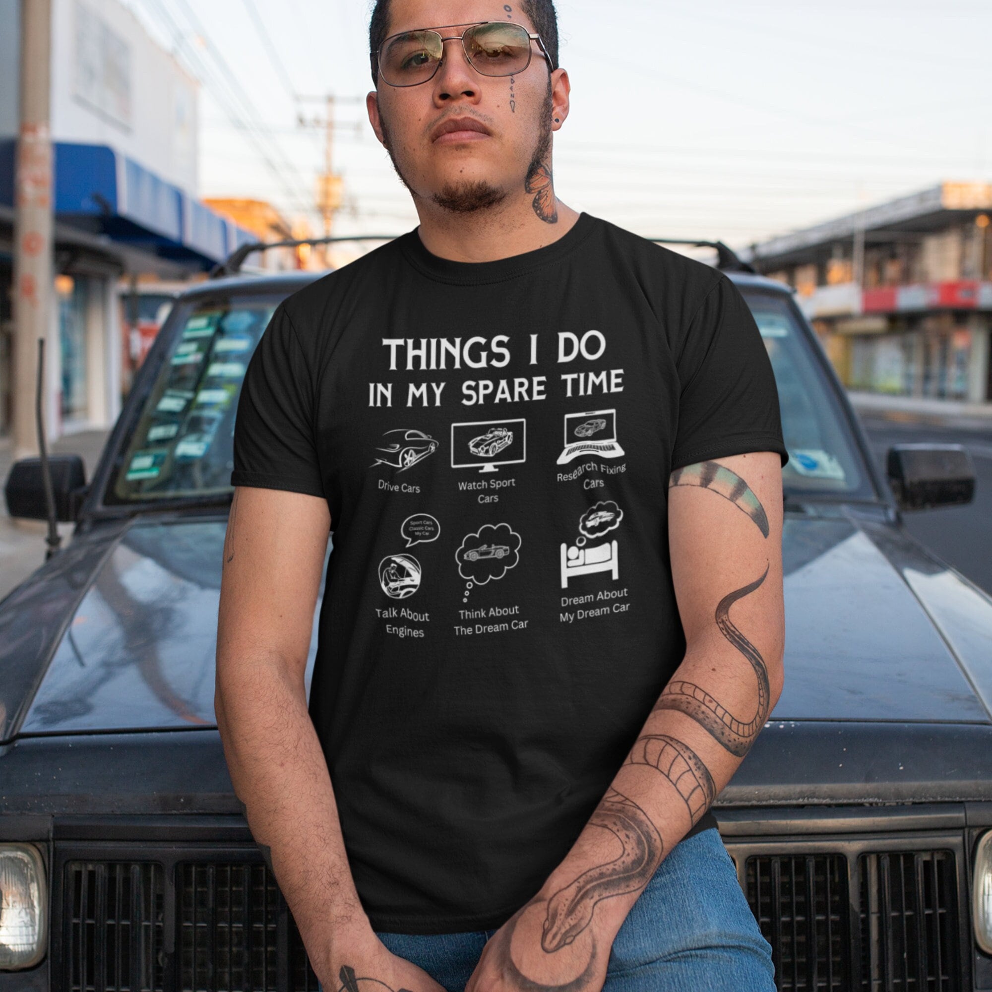 Funny car t shirts cheap