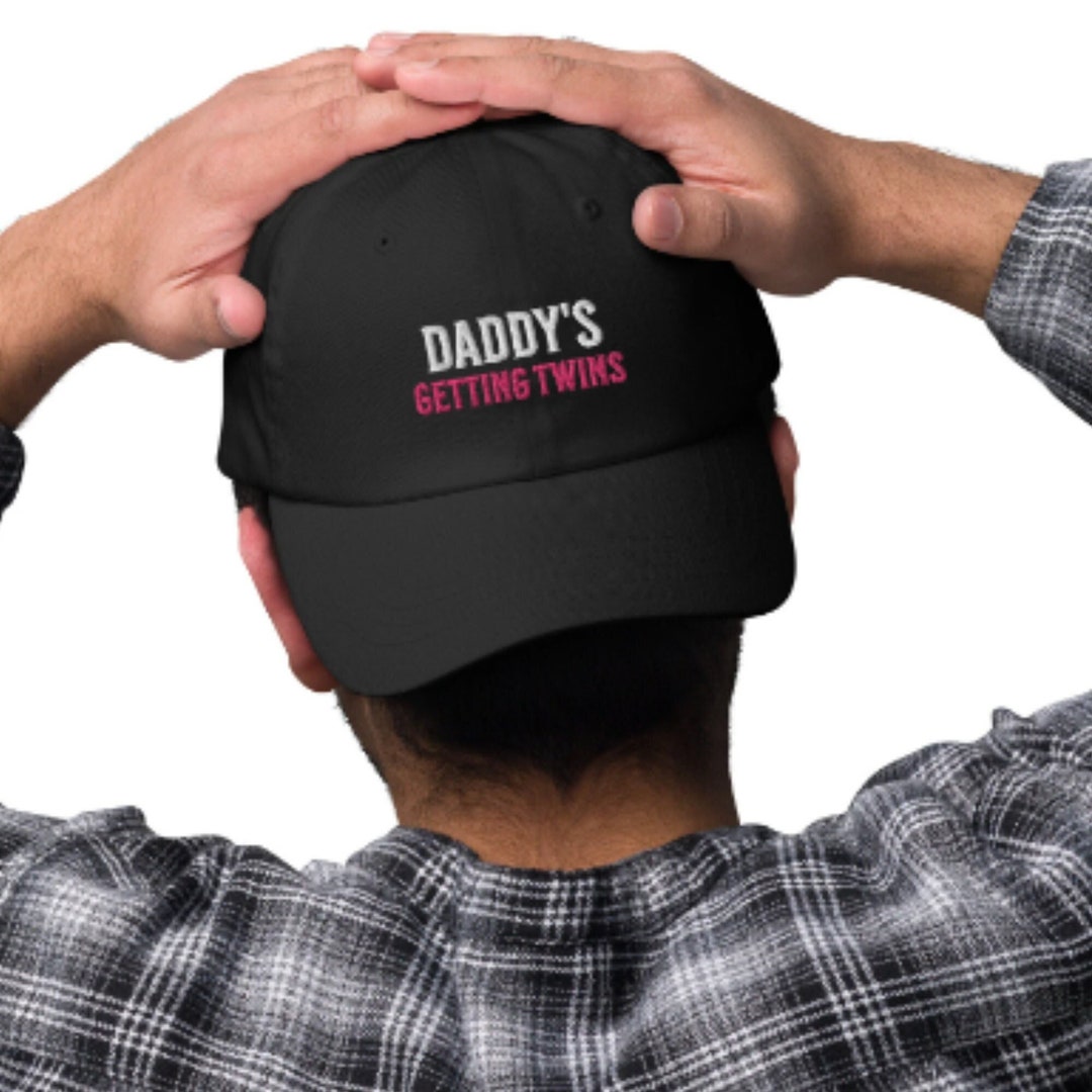 Girl Dad Hat Father Day Gift Daddy Getting Twins Pregnancy Etsy