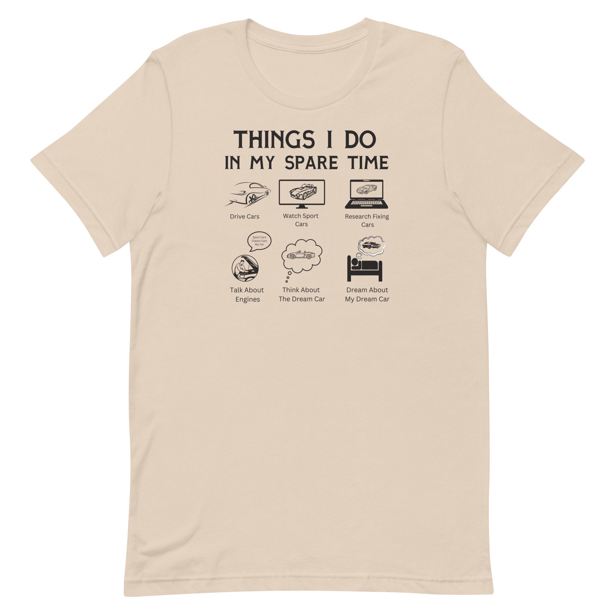 Things I Do in My Spare Time Funny Shirt, Car Guy T-shirt, Car Lover ...
