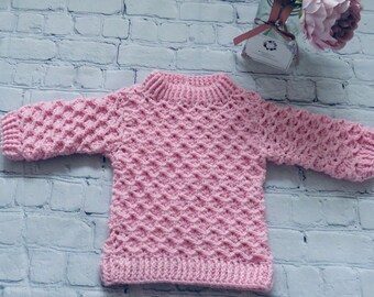 Hand Crocheted Kid&#39;s Jumper