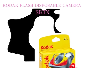 Kodak Flash Camera Wrap | Instant Download | PNG | JPG | SVG | Fully Customisable | Wedding | Birthday