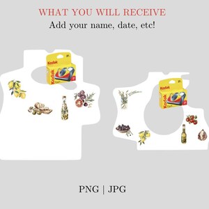 Kodak Flash Camera Wrap | Instant Download | PNG | JPG | Customisable ...