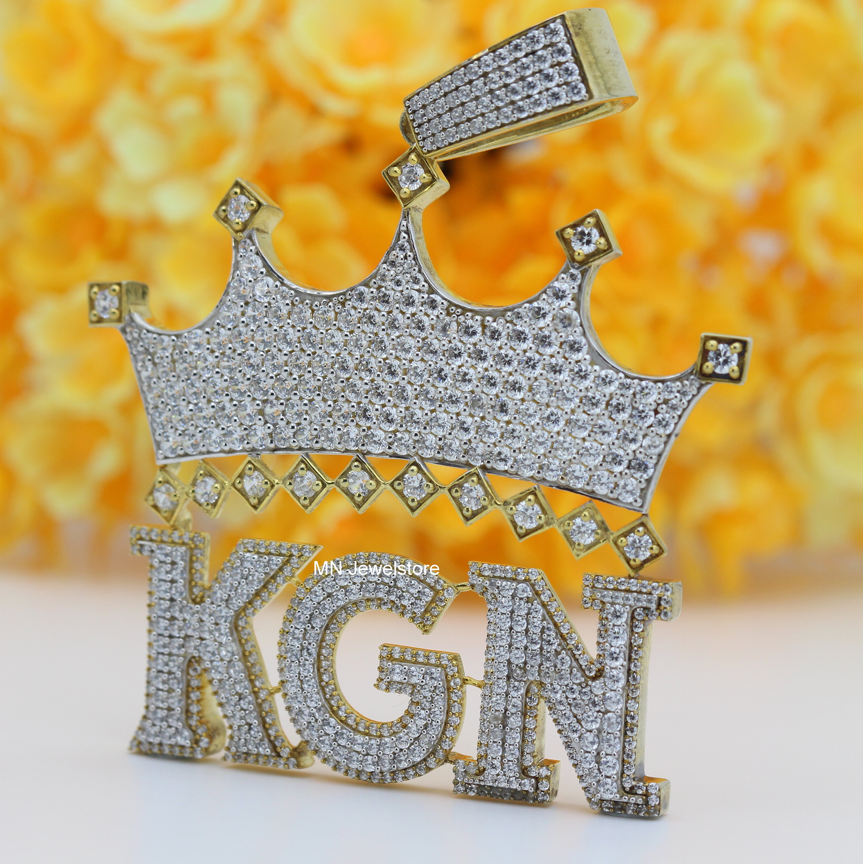 Crown Initial Necklace, Letter unisex Necklace, Cubic Zircon Hip Hop Jewelry, Twist Chain Necklace for Men, Birthday Gift, Christmas Gift Crown Initial Necklace, Letter unisex Necklace, Cubic Zircon Hip Hop Jewelry, Twist Chain Necklace for Men, Birthday Gift, Christmas Gift