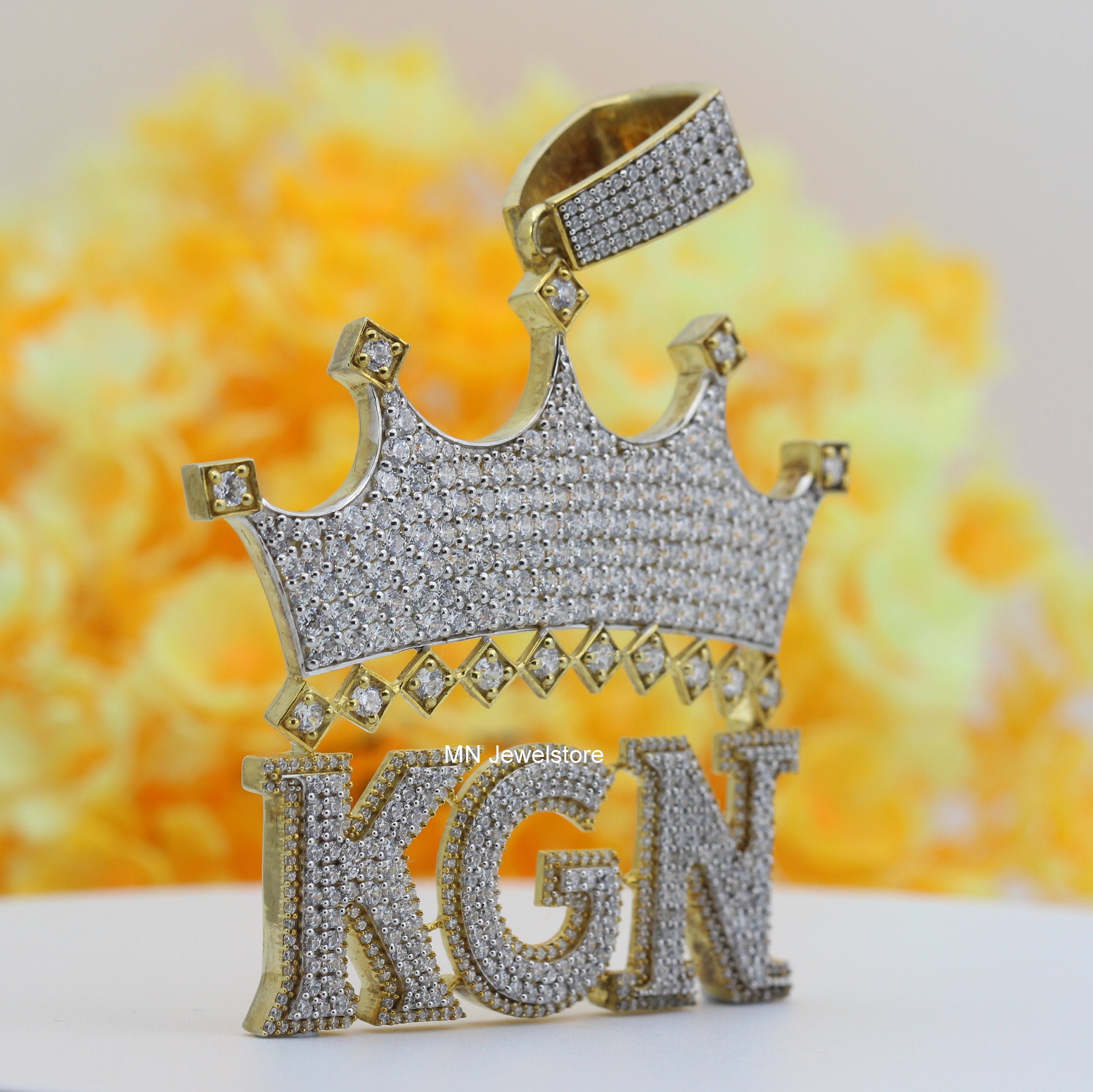 Crown Initial Necklace, Letter unisex Necklace, Cubic Zircon Hip Hop Jewelry, Twist Chain Necklace for Men, Birthday Gift, Christmas Gift Crown Initial Necklace, Letter unisex Necklace, Cubic Zircon Hip Hop Jewelry, Twist Chain Necklace for Men, Birthday Gift, Christmas Gift