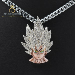 Dragon ball z diamond pendant best sale