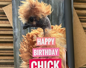 This funny naked neck chick is so beautiful, just like your friend, mom, sister, or cousin, so send it to them today!
