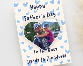 Personalised Father’s Day Card | Custom Photo & Message | LARGE A5 Card for Dad, Grandad, Stepdad