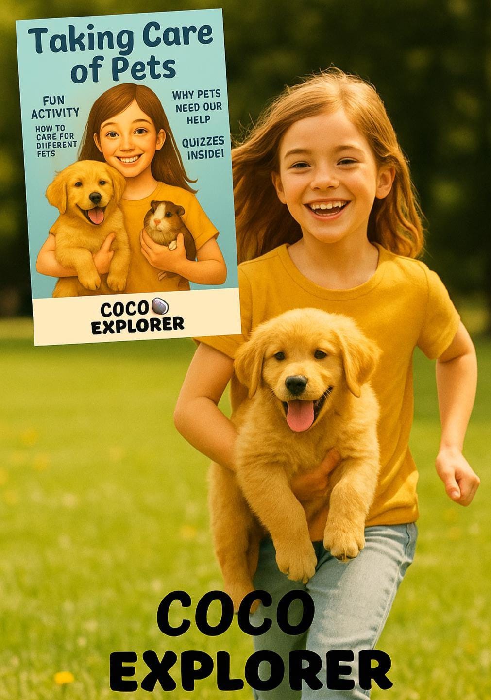 Taking Care of Pets Activity Book for Kids,  Fun and Educational Pet Care Guide,  Interactive Learning, Colouring and Games