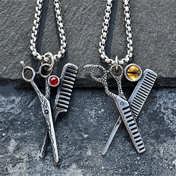 Hairstylist Necklace Etsy