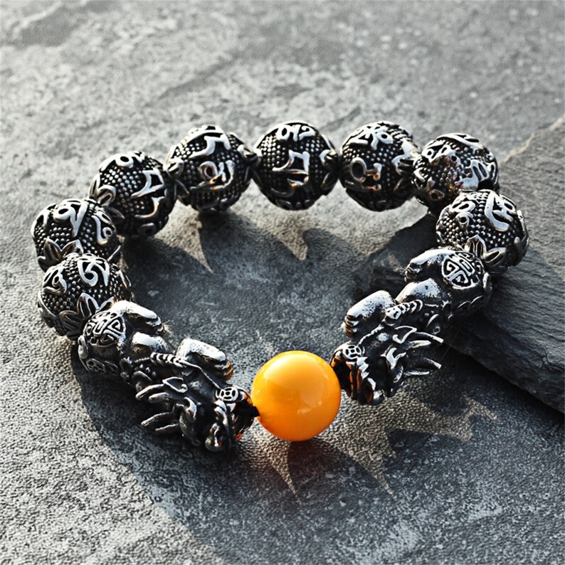 Double Dragon Bracelet,handmade Dragon Chain Bracelet,men's Accessories