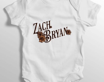 ZB Bryan - Baby Bodysuit, Newborn baby grows, Personalised baby vest, Baby Country Music gift - Baby Boy - Baby Girl