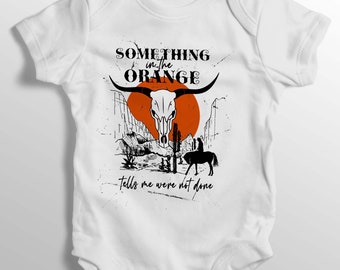 ZB Something In The Orange - Baby Bodysuit, Newborn baby grows, Personalised baby vest, Baby Country Music gift - Baby Boy - Baby Girl