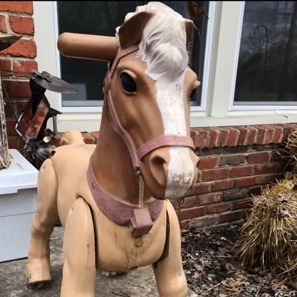 Antique Rocking Horse Etsy