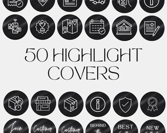 Luxe branding esthetisch icon pack - minimalistisch logo website blogwinkelontwerpen, zwarte pictogrambundel voor zakelijke levensstijl sociale mediakit