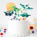 Printable Dinosaur Cake Topper Party Decor Cake Centerpieces - Etsy
