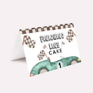 Barraca de comida para carros de corrida, rótulos de alimentos, qualquer idade, cartões de buffet, aniversário de carro, rápido, convite para carro de corrida, carro de corrida vermelho, corjl de primeiro aniversário, editável