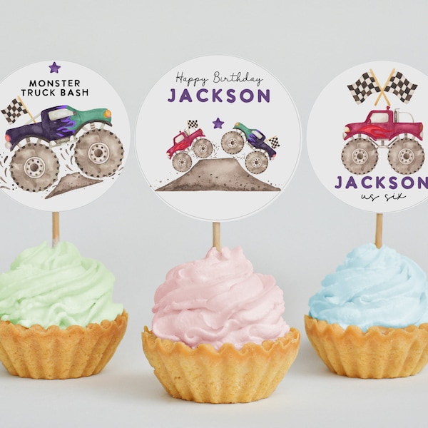 8 Pcs Garbage Truck Cupcake Toppers - Perfect For Trash Truck Themed Birthday Parties & Recycling Decor - View #7