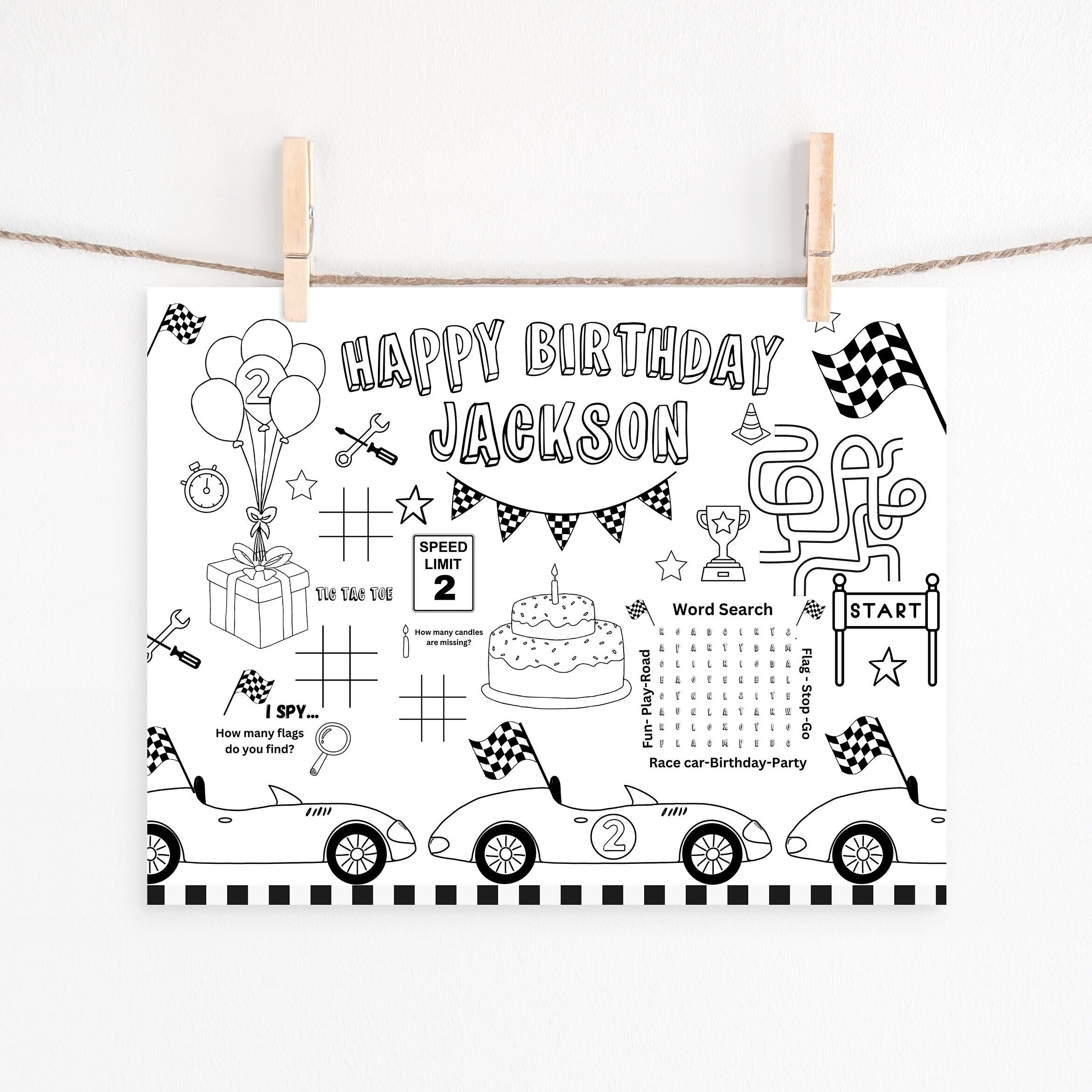 Race Car Birthday Invitation 1st Birthday Fast One Boy Race Etsy