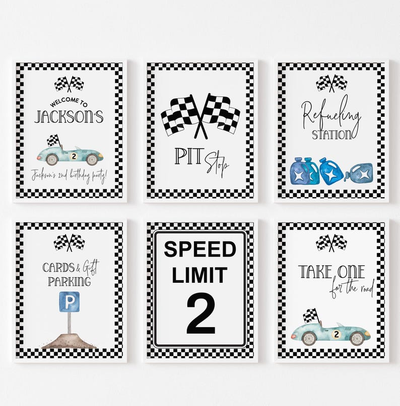 race car birthday party sign, race car invitation, race car party sign, race car decor