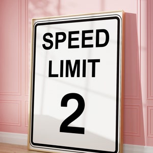 Speed limit birthday Sign, Birthday speed limit sign, any age, two fast, 2nd birthday, birthday boy, race car invite, Monster truck editable