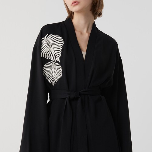 Special Design Black Suit | Kimono Black Suit | Women Kimono shops Dress
