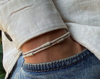 Hand Braided Bracelet ๑ 999 Silver Bracelet For Men ๑ Oxidized Silver Bracelet ๑ Celtic Bracelet ๑ Woven Bracelet ๑ Gift For Her